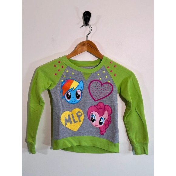 Girls 2 My Little Pony & Frozen Sweatshirt Bundle Size 6x - Picture 2 of 16